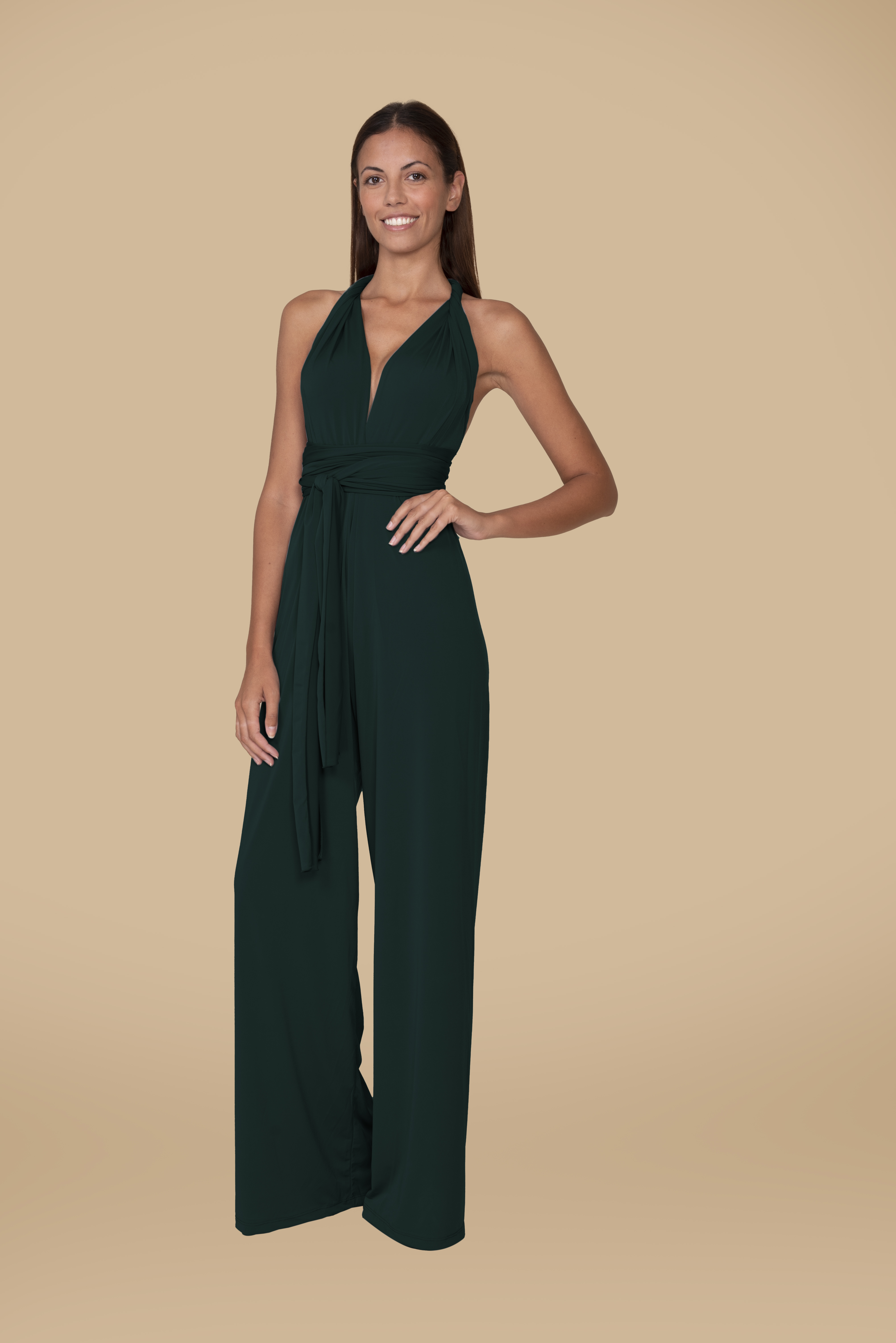 JUMPSUIT IN GREEN by Infinit Barcelona